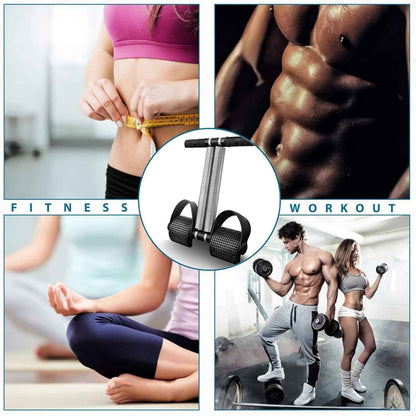 Double tummy trimmer for full body abs workout by HS Carts Shop, showing the compact exercise equipment with padded handles.