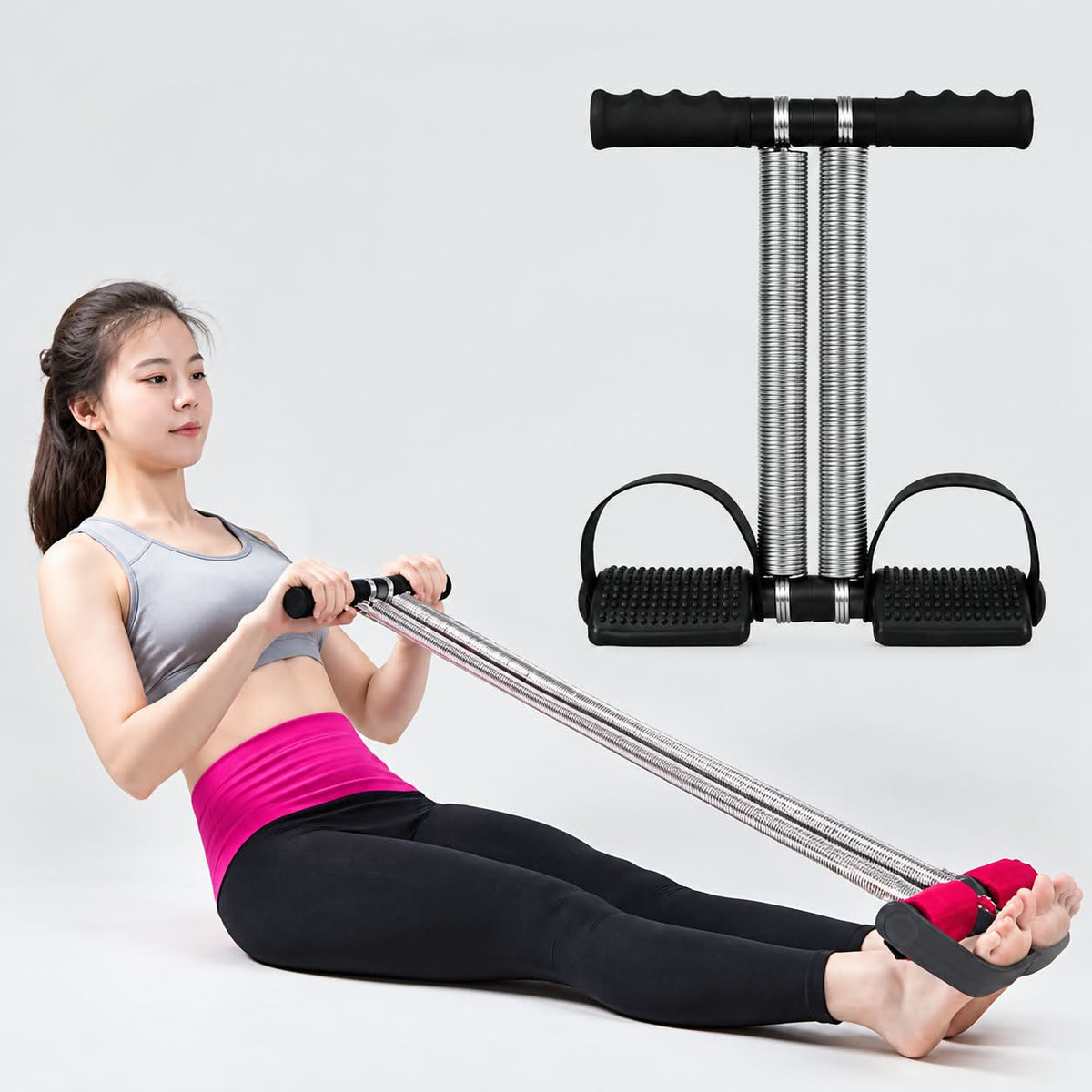 Full body exercise double tummy trimmer from HS Carts Shop, showing the compact workout device for abdominal and core fitness.